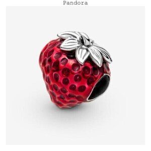 Pandora Seeded Strawberry Fruit Charm